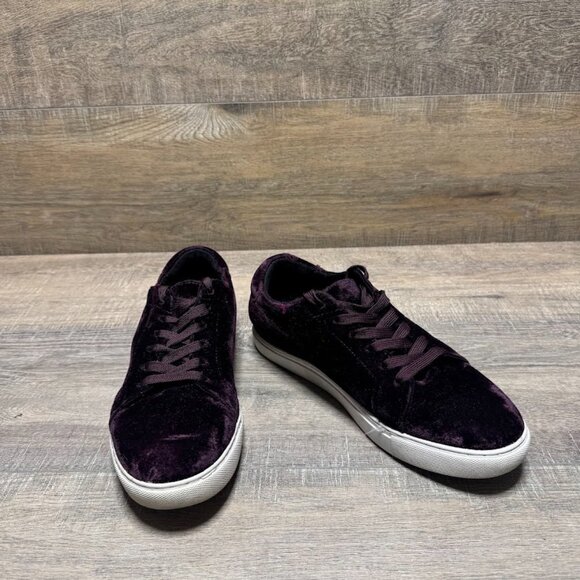Kenneth Cole Marlow Purple Velvet Sneakers Women's Size 9 - Picture 6 of 7